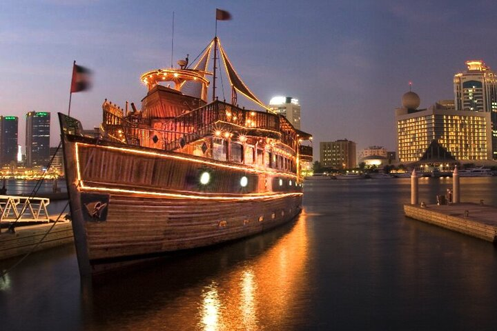 Step aboard a luxury yacht and savor stunning views of Dubai's skyline with delightful meals served as you glide past iconic landmarks like Atlantis The Palm. Unwind and soak it all in.